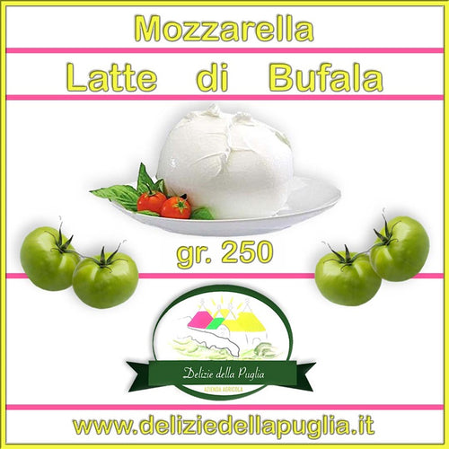 Gustosa e speciale la Mozzarella al Latte di Bufala della Puglia, con Latte Pugliese, un prodotto caseario tra Andria, Altamura e Gargano, è una vera Delizia della Puglia.