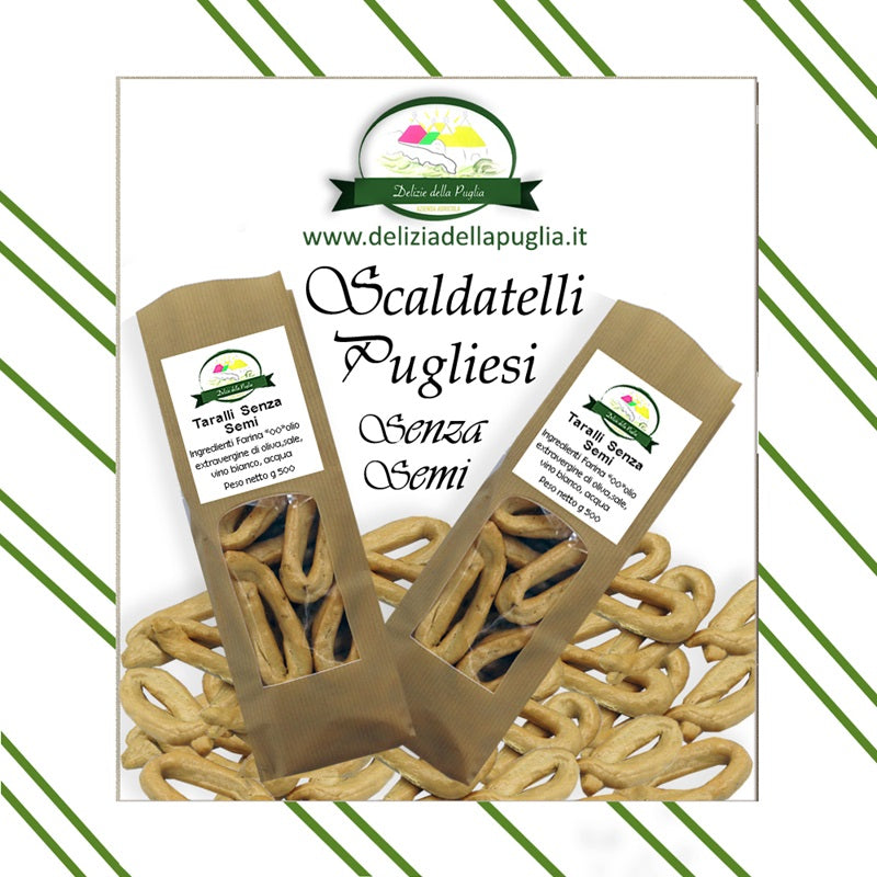 Veramente Ottimi i Taralli Scaldatelli Pugliesi tradizionali senza semi di Finocchieto direttamente a casa tua vere Delizie della Puglia