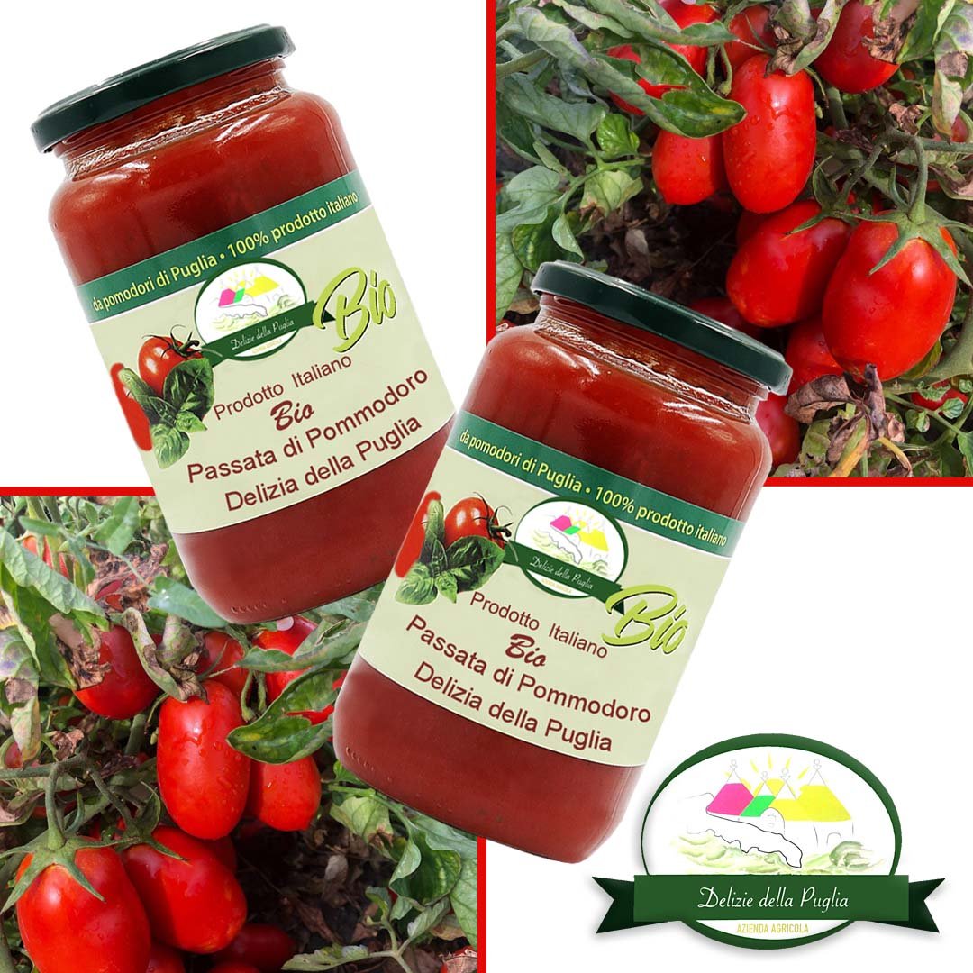 Passata di Pomodoro BIO – 700 g – DI VITO FOOD Srl – Il gusto che parla  'Abruzzo